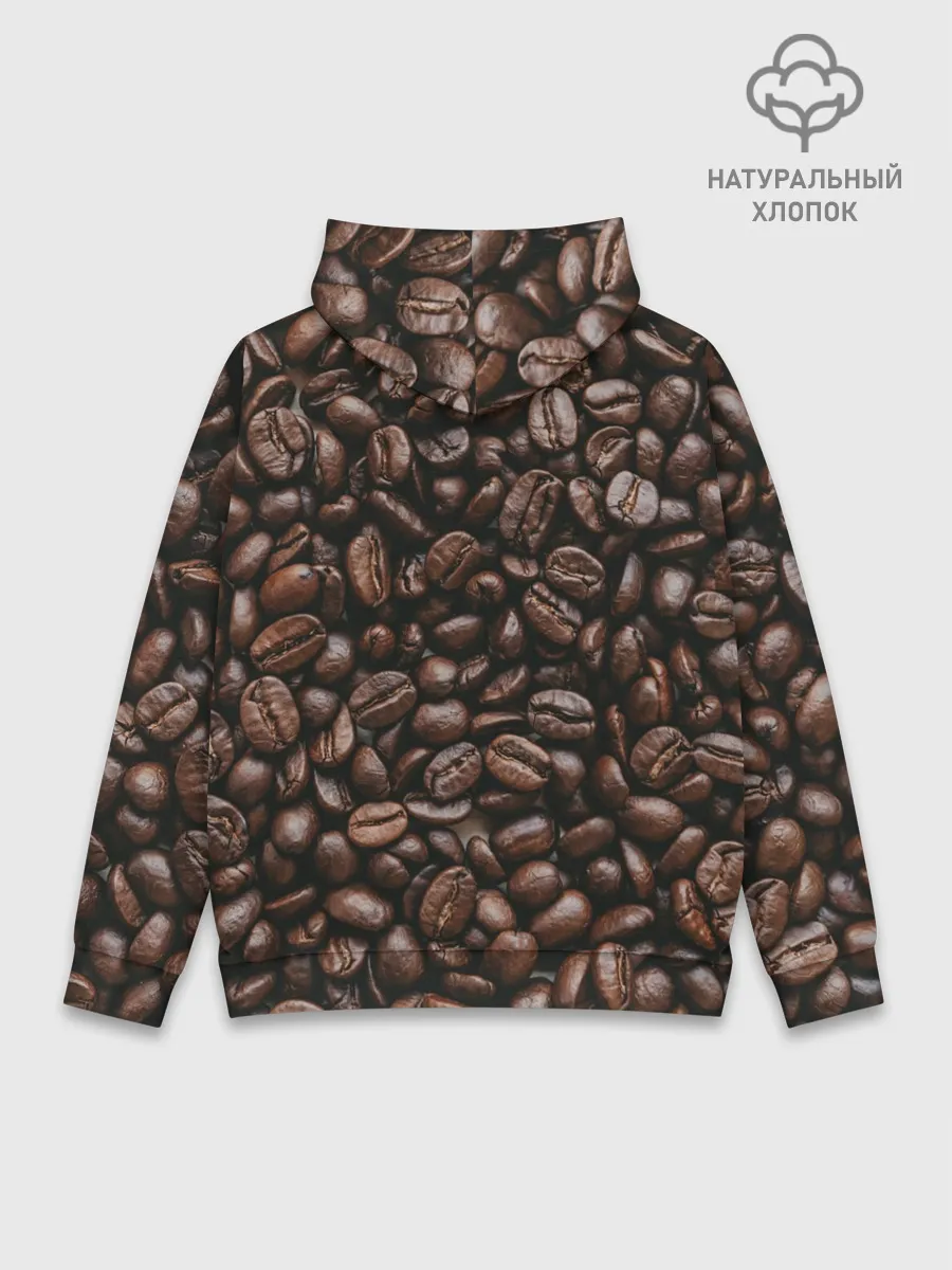 Худи мужской база хлопок / кофе