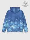 Худи мужской база хлопок / Снежинки.