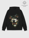 Худи мужской база хлопок / ВОЛЧЬЯ ГОЛОВА