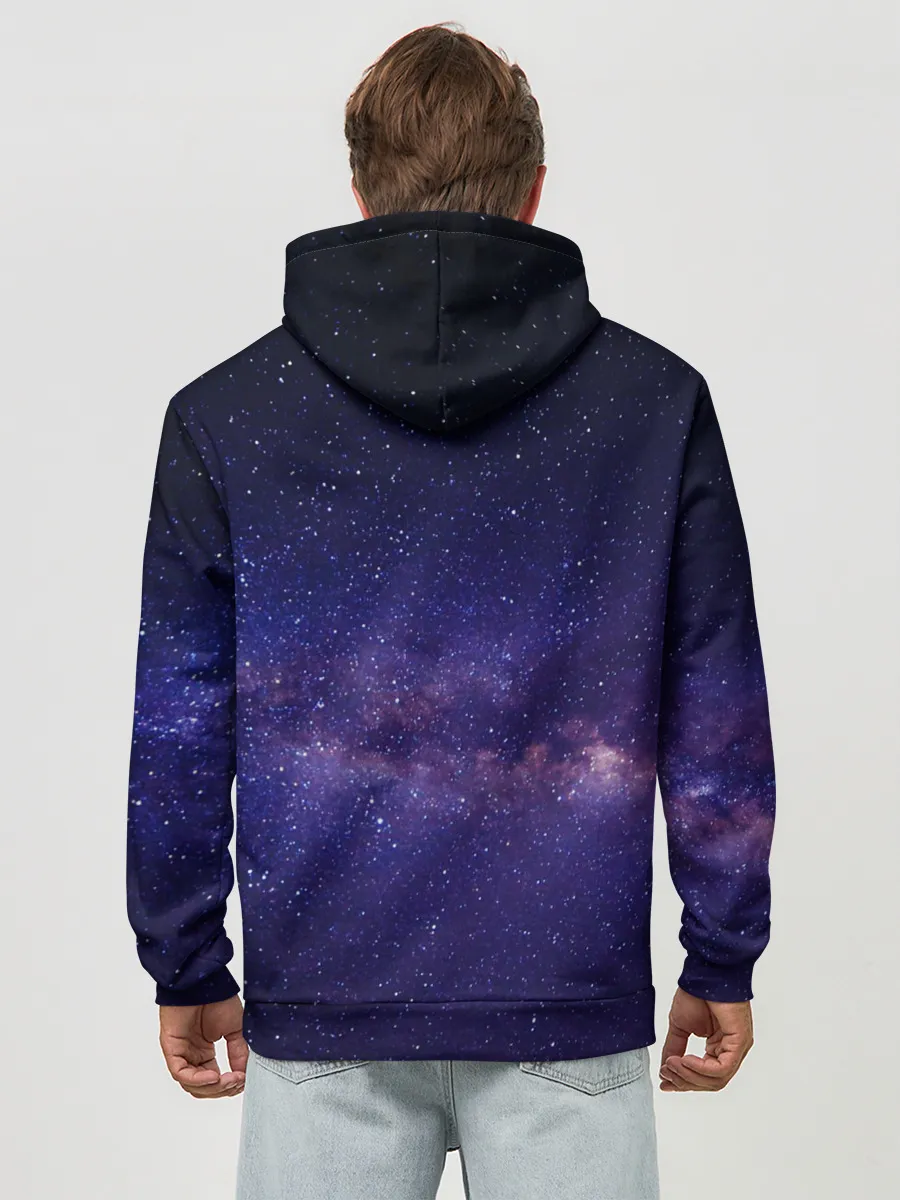 Худи мужской база хлопок / Космос