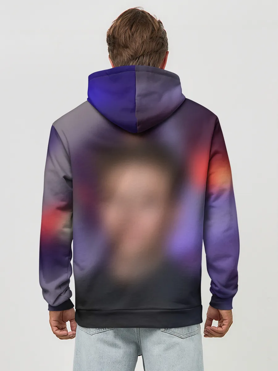 Худи мужской база хлопок / Роберт Паттинсон