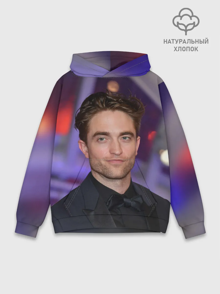 Худи мужской база хлопок / Роберт Паттинсон