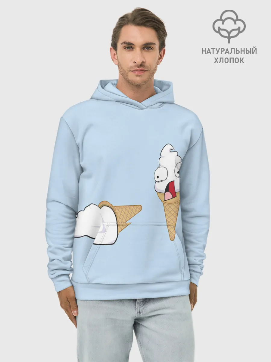 Худи мужской база хлопок / ааа рожок