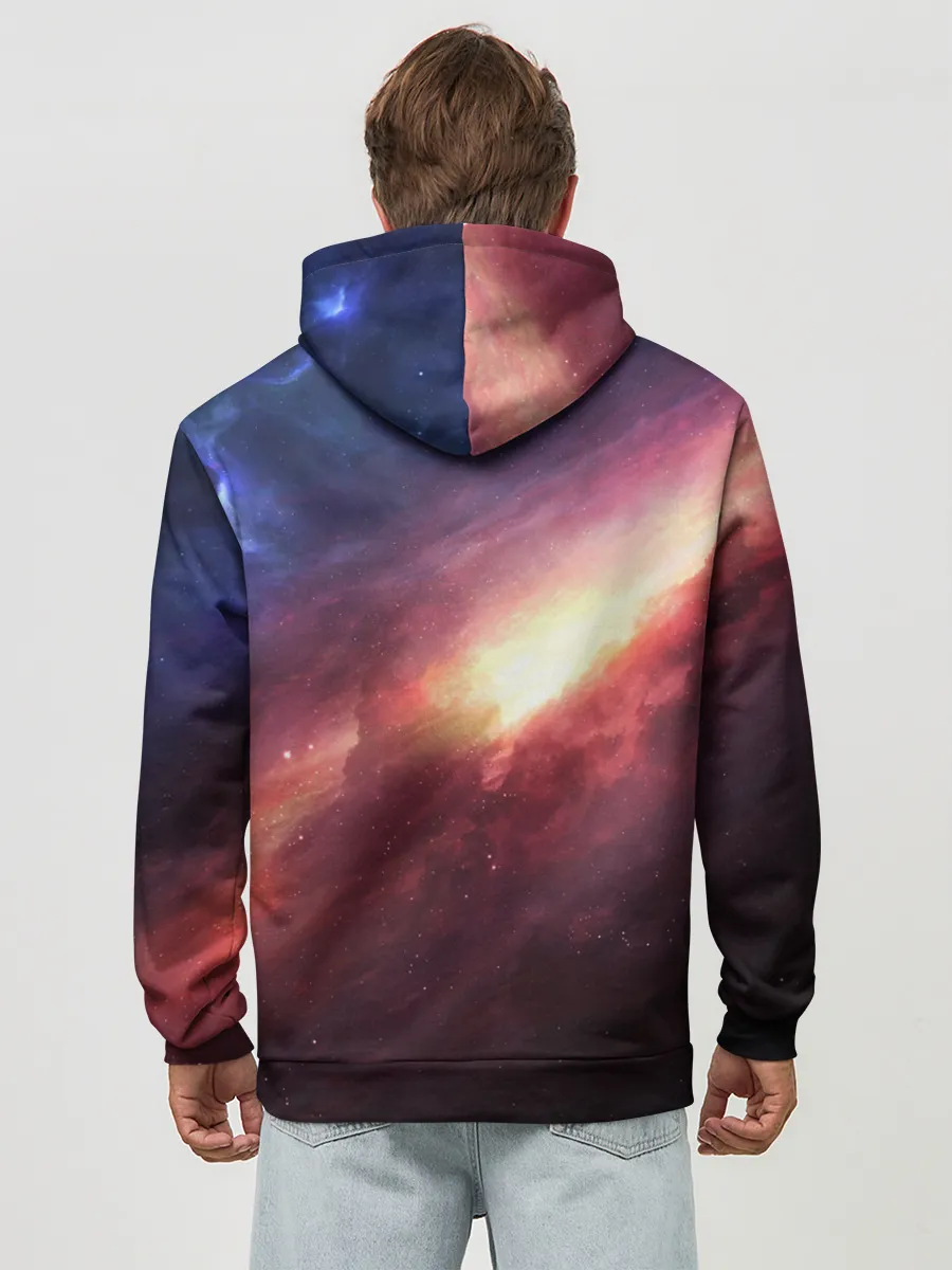 Худи мужской база хлопок / Космос