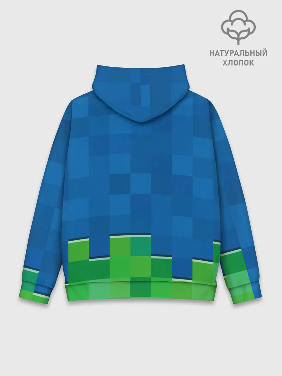 Худи мужской база хлопок / Minecraft / Майнкрафт