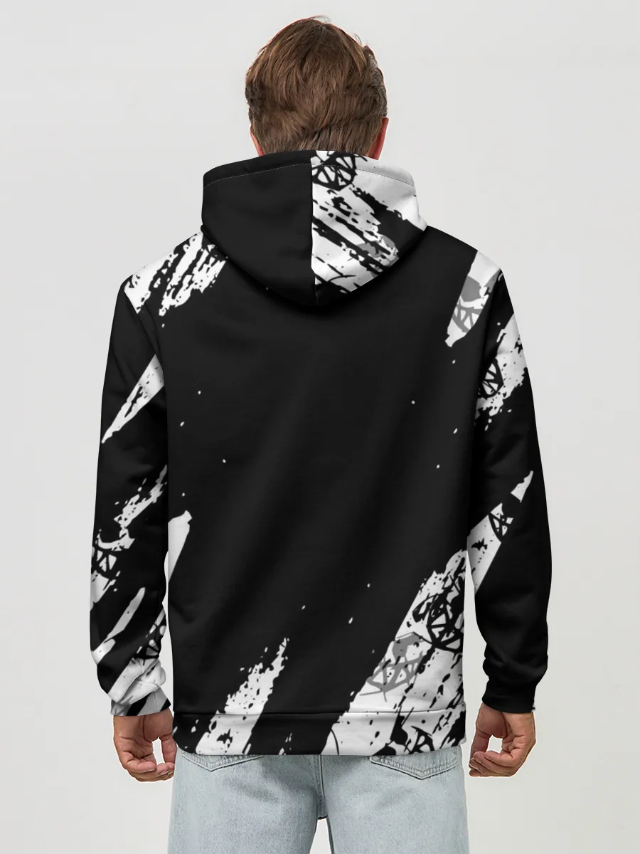 Худи мужской база хлопок / PYROKINESIS.