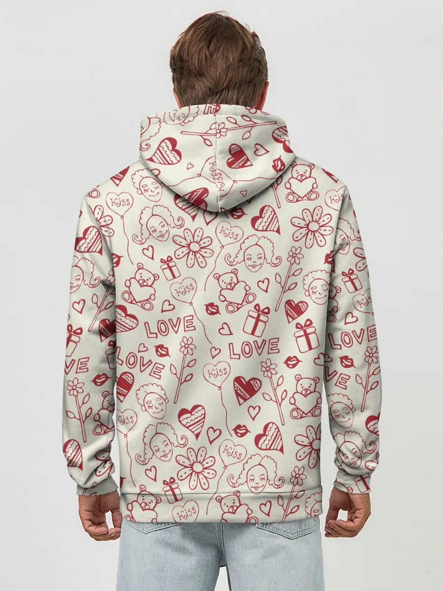 Худи мужской база хлопок / Текстура.