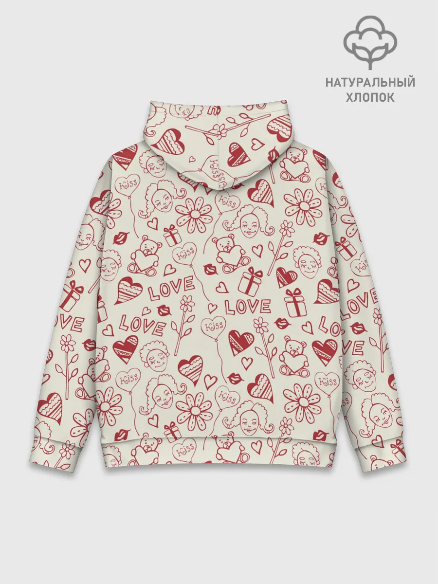 Худи мужской база хлопок / Текстура.