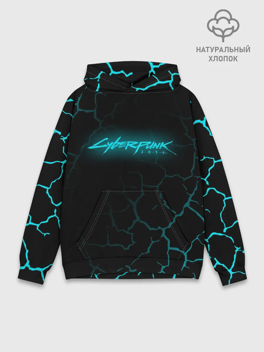 Худи мужской база хлопок / CYBERPUNK 2077.