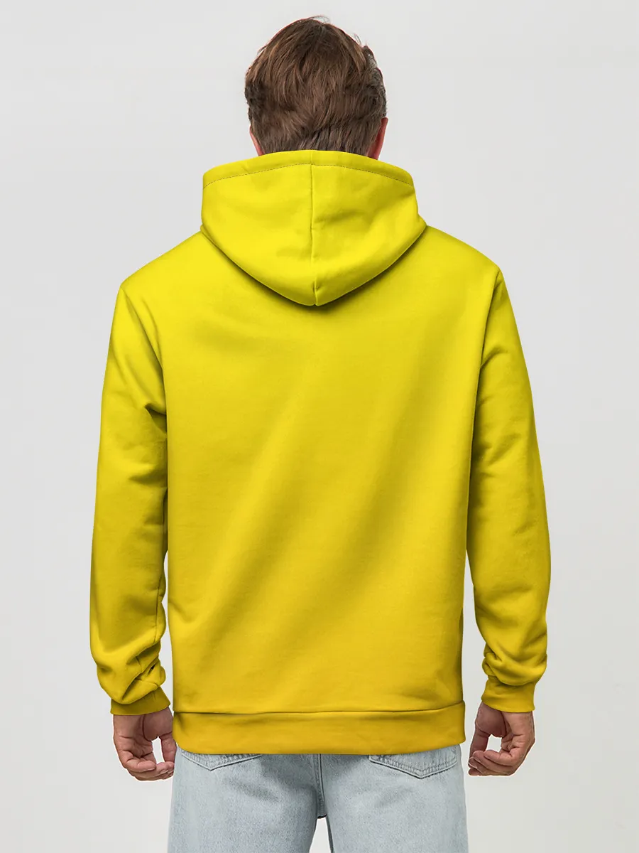 Худи мужской база хлопок / желток аниме