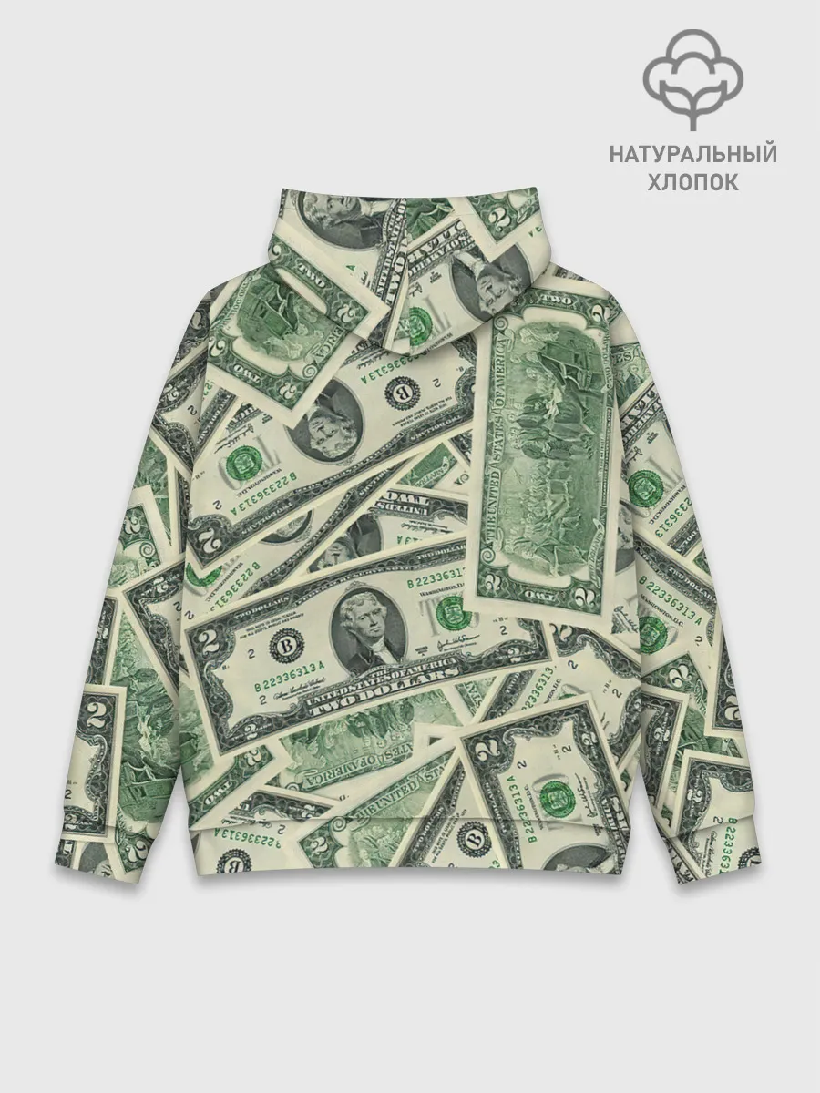 Худи мужской база хлопок / Доллар