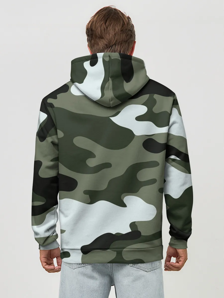 Худи мужской база хлопок / camouflage 2