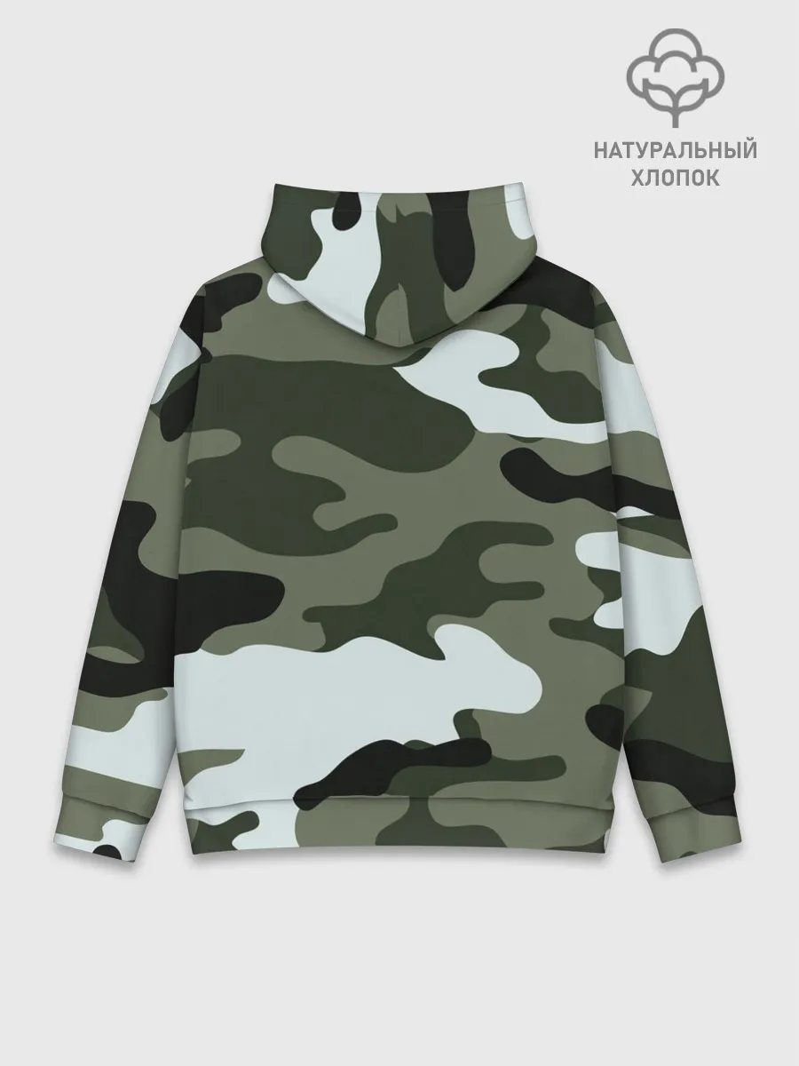 Худи мужской база хлопок / camouflage 2