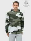 Худи мужской база хлопок / camouflage 2