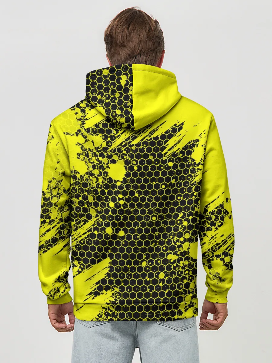 Худи мужской база хлопок / Pikachu Pika Pika