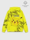 Худи мужской база хлопок / Pikachu Pika Pika