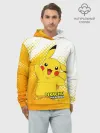 Худи мужской база хлопок / Pikachu Pika Pika