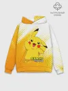 Худи мужской база хлопок / Pikachu Pika Pika