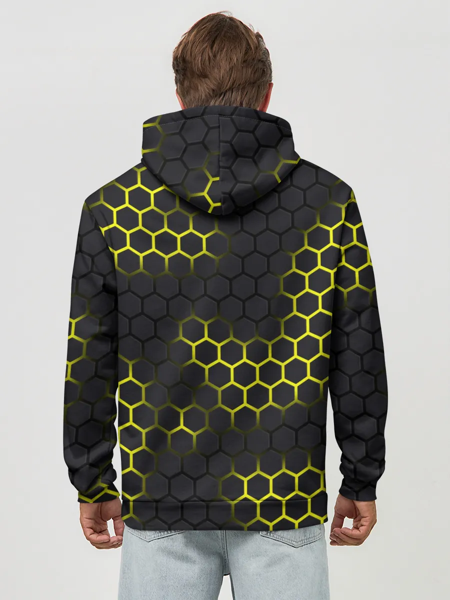 Худи мужской база хлопок / Pikachu Pika Pika