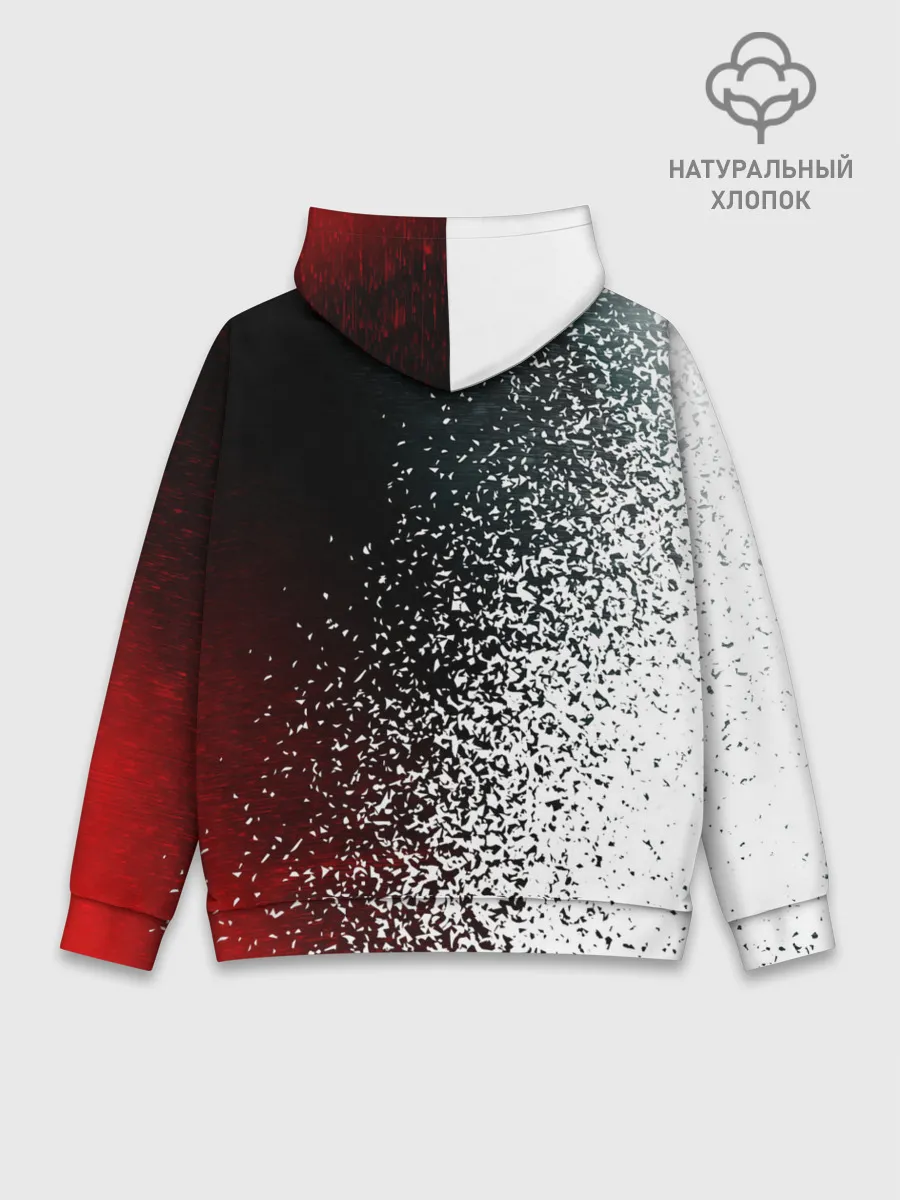 Худи мужской база хлопок / AC MILAN / МИЛАН