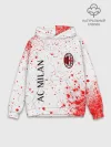 Худи мужской база хлопок / AC MILAN / МИЛАН