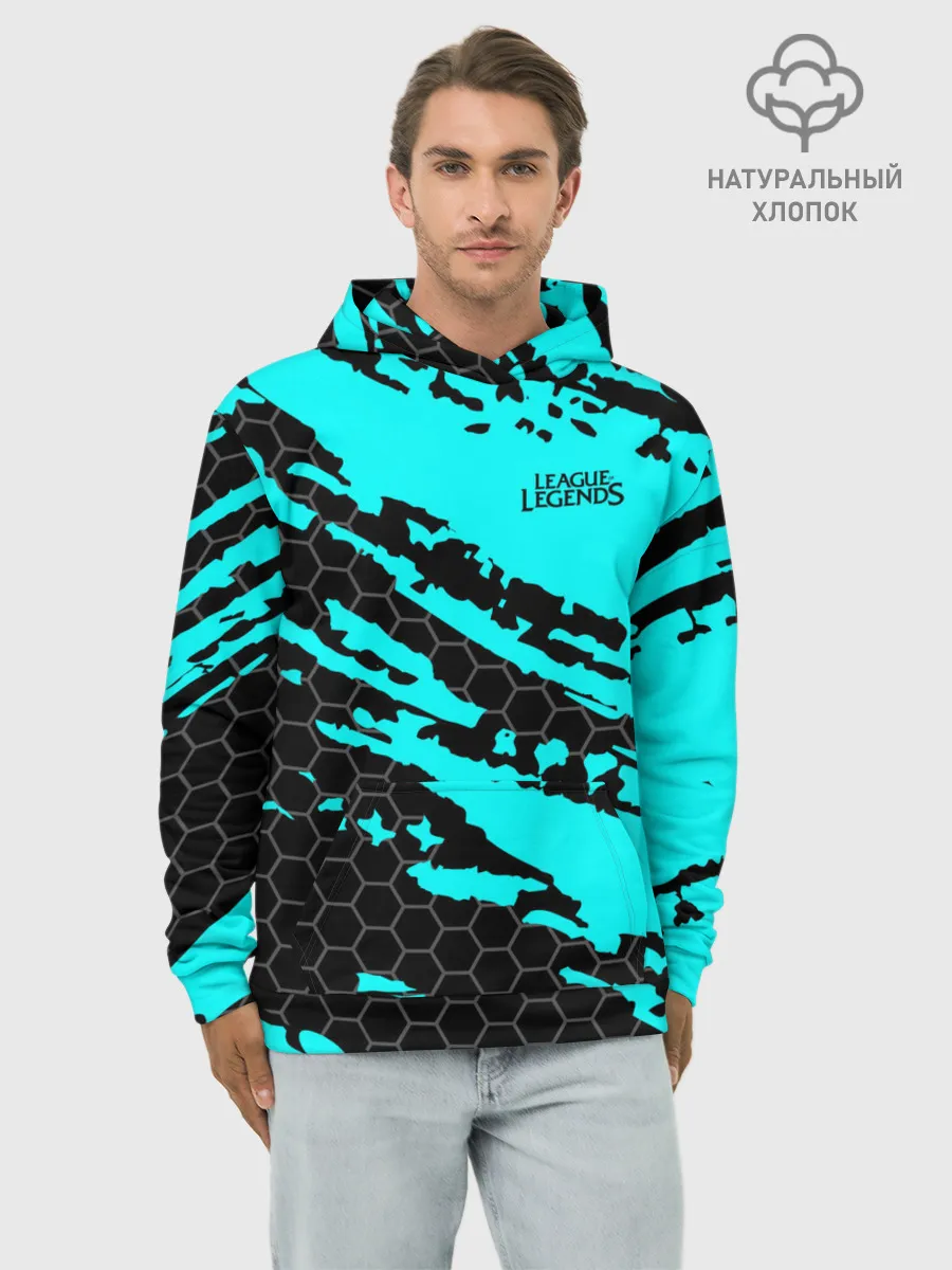 Худи мужской база хлопок / League of Legends