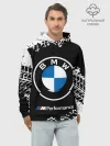 Худи мужской база хлопок / BMW / БМВ