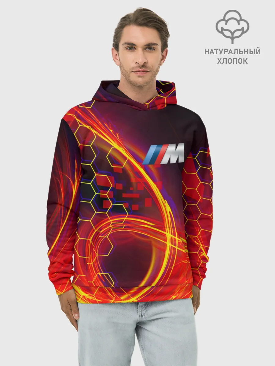 Худи мужской база хлопок / BMW | Спорт