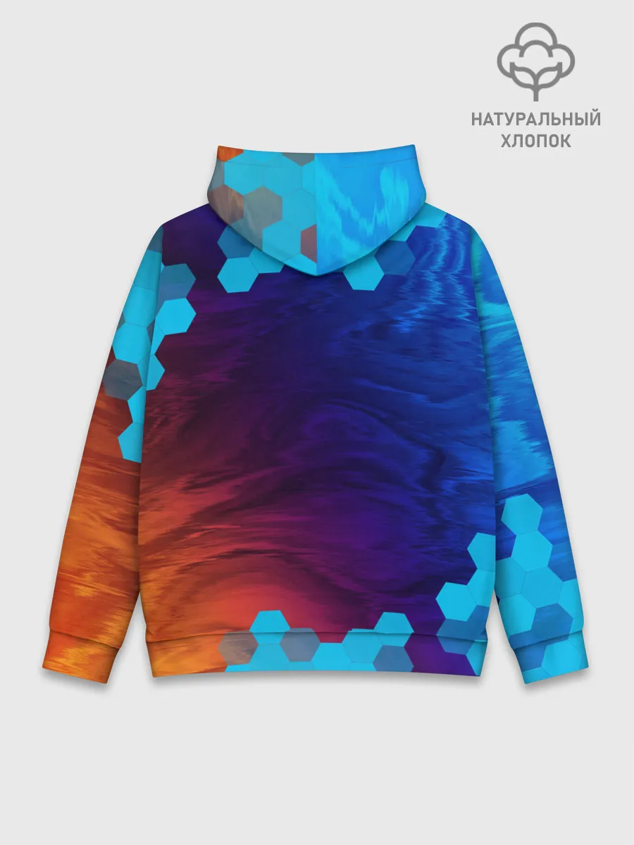 Худи мужской база хлопок / PORTAL / ПОРТАЛ