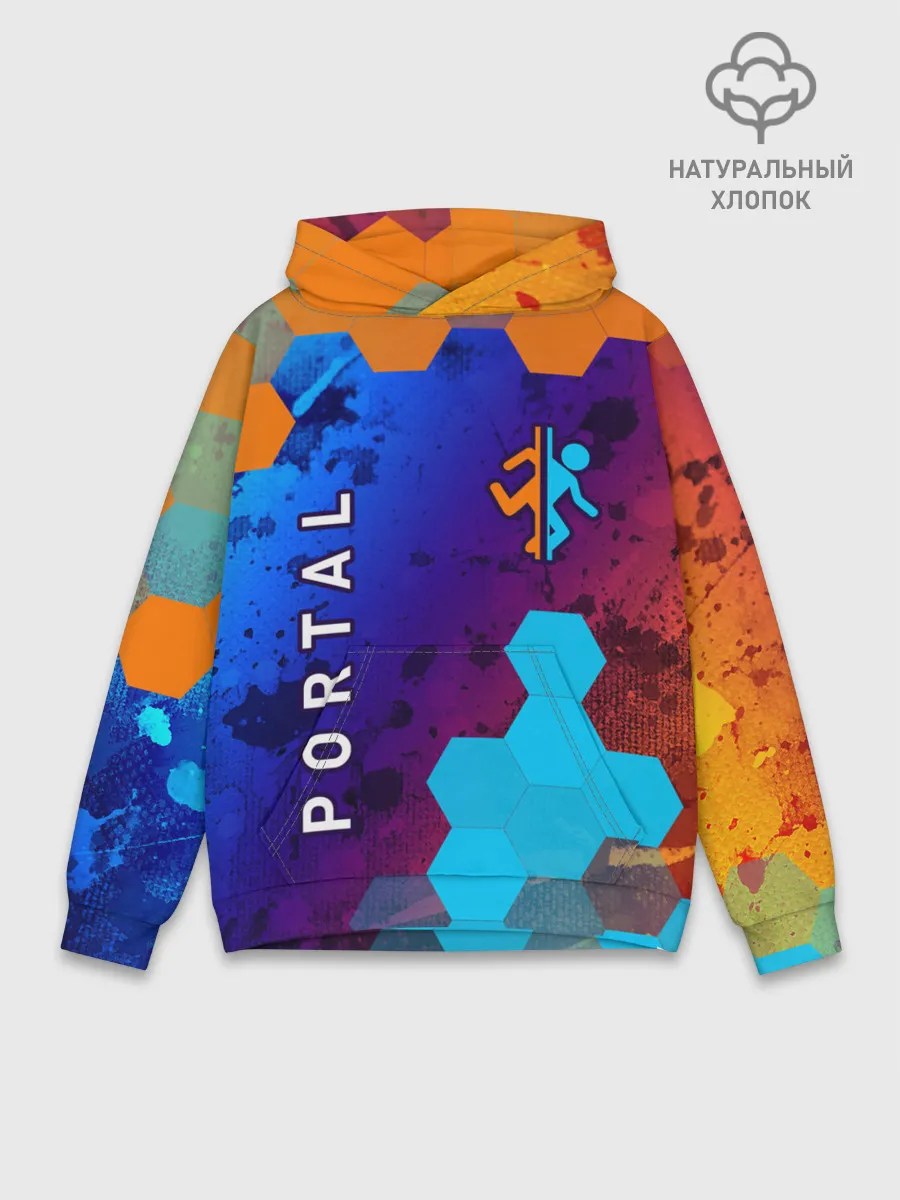 Худи мужской база хлопок / PORTAL / ПОРТАЛ