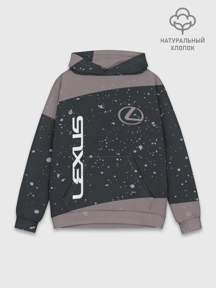 Худи мужской база хлопок / LEXUS / ЛЕКСУС