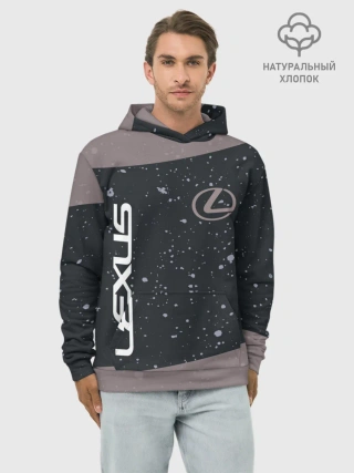 Худи мужской база хлопок / LEXUS / ЛЕКСУС
