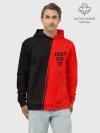 Худи мужской база хлопок / JUST DO IT