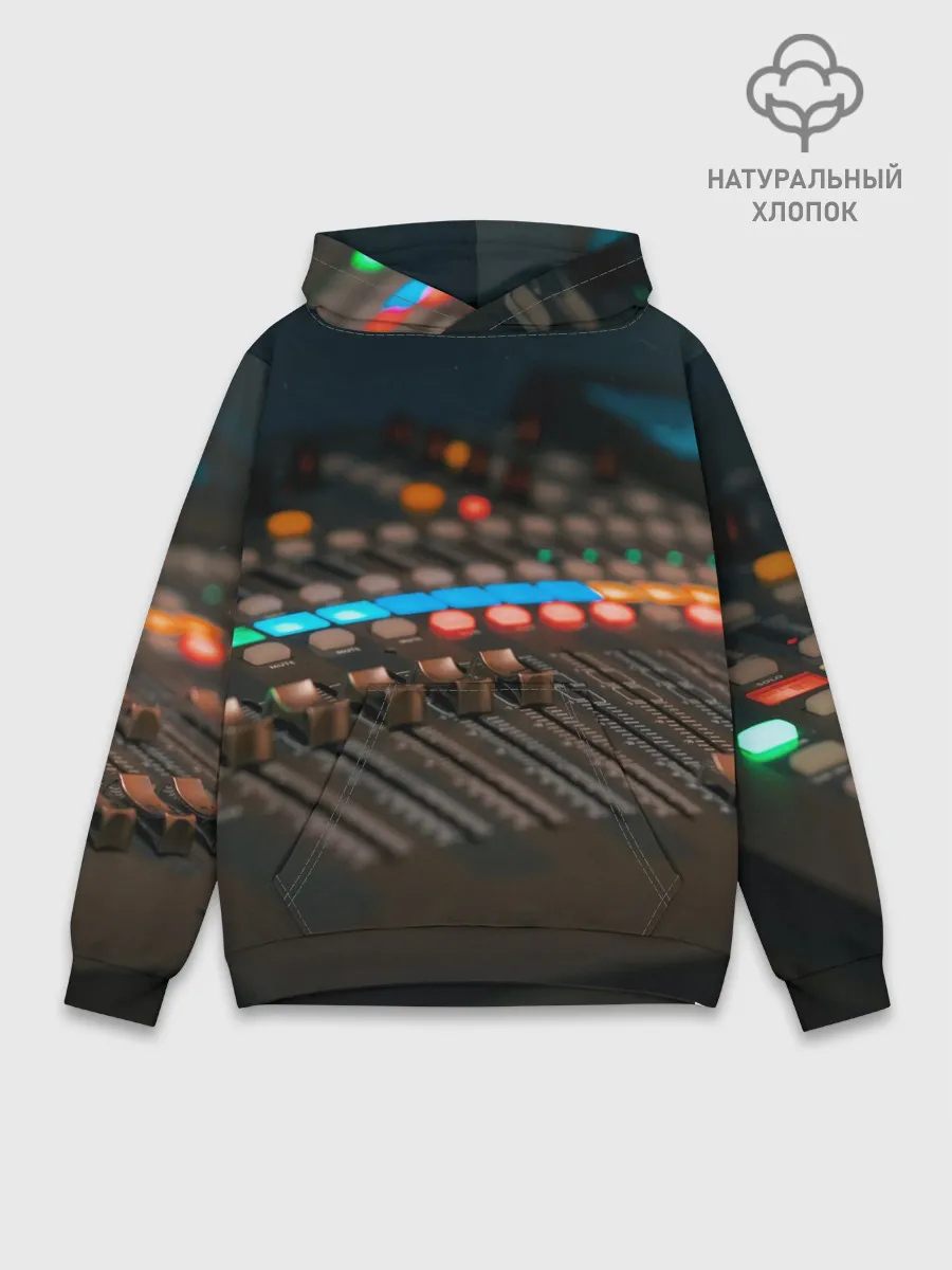Худи мужской база хлопок / МУЗЫКА