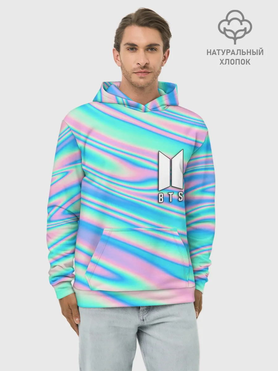 Худи мужской база хлопок / BTS