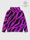Худи мужской база хлопок / Неоновая зебра