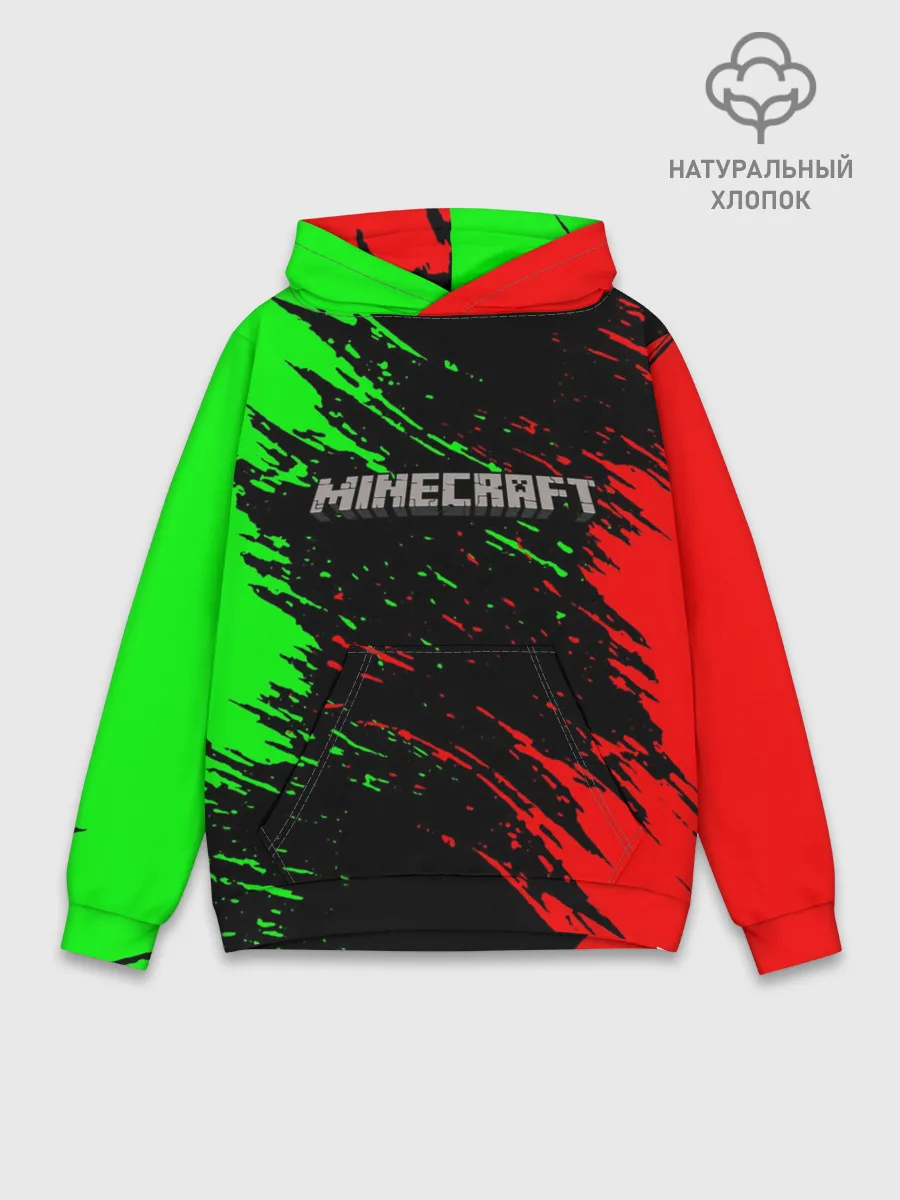Худи мужской база хлопок / MINECRAFT