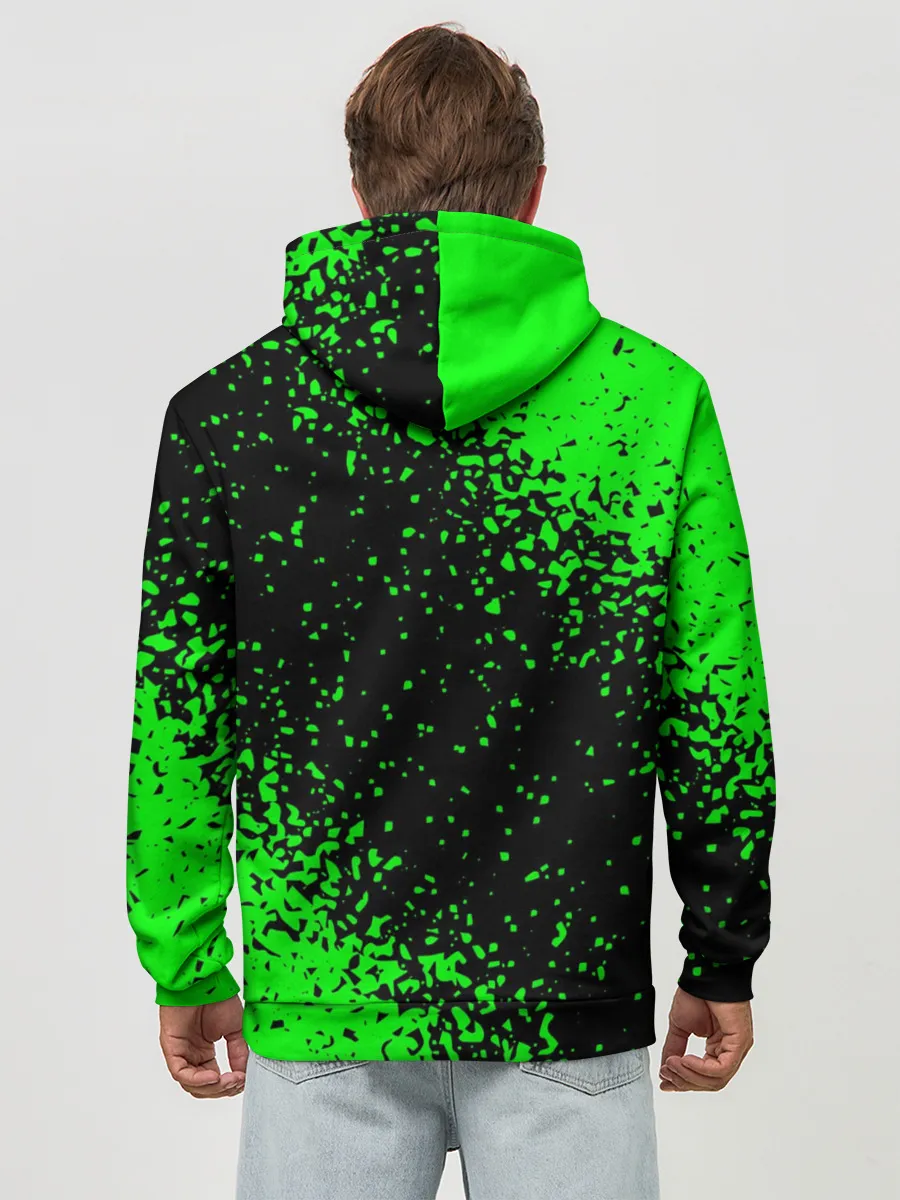 Худи мужской база хлопок / MINECRAFT