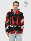 Худи мужской база хлопок / HONDA.