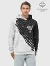 Худи мужской база хлопок / JUST DO IT