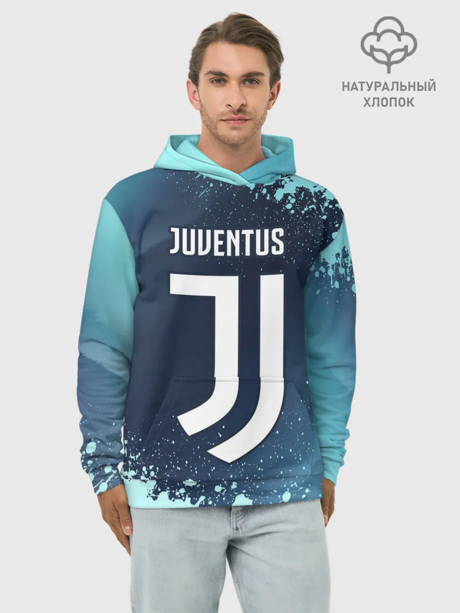 Худи мужской база хлопок / JUVENTUS / ЮВЕНТУС