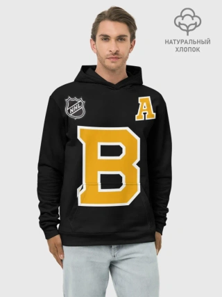 Худи мужской база хлопок / Boston Bruins Patrice Bergeron