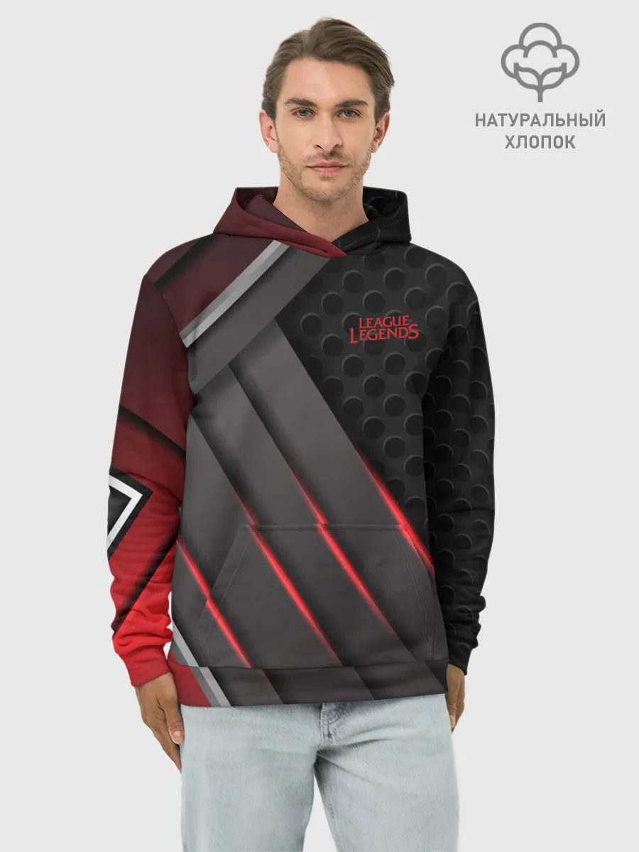 Худи мужской база хлопок / League of Legends