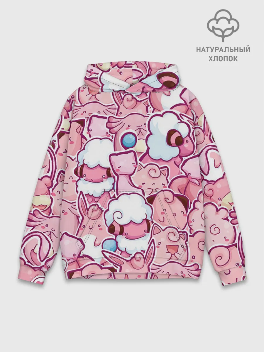 Худи мужской база хлопок / Розовое собрание