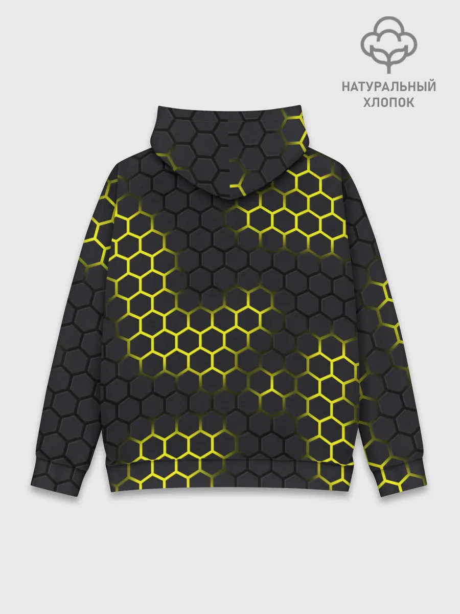 Худи мужской база хлопок / Pikachu Pika Pika