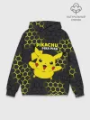 Худи мужской база хлопок / Pikachu Pika Pika