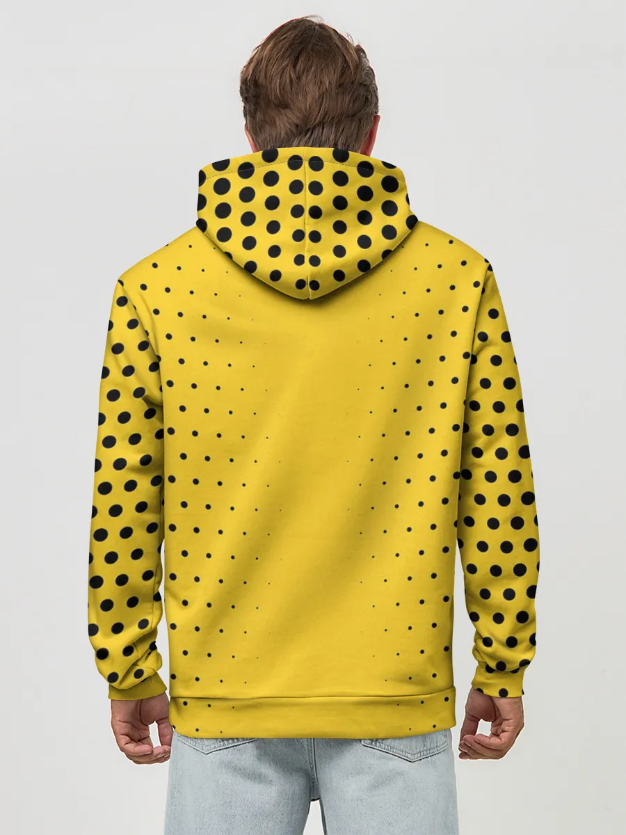 Худи мужской база хлопок / Pikachu Pika Pika