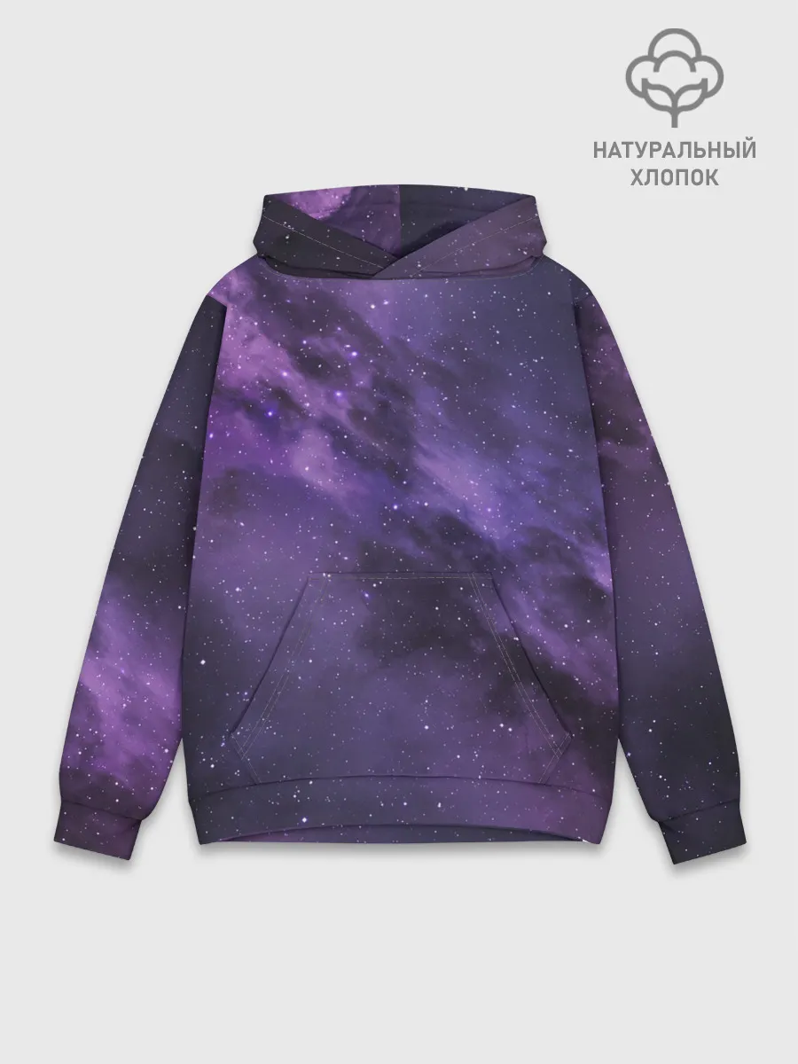 Худи мужской база хлопок / Космос