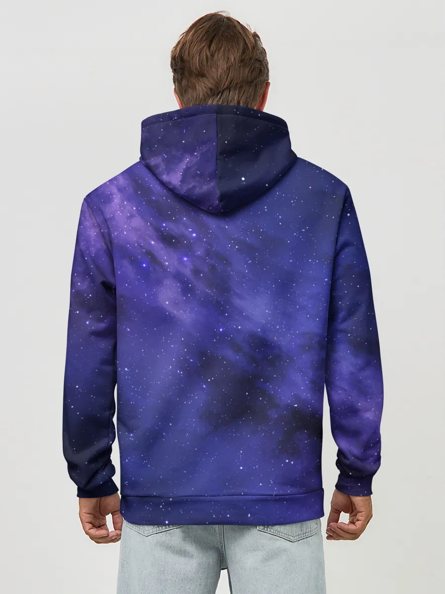 Худи мужской база хлопок / Космос