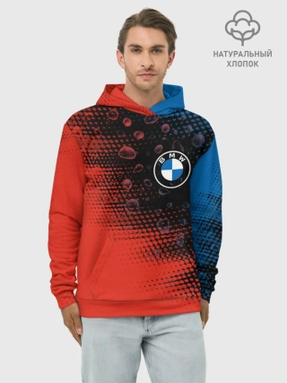 Худи мужской база хлопок / BMW / БМВ
